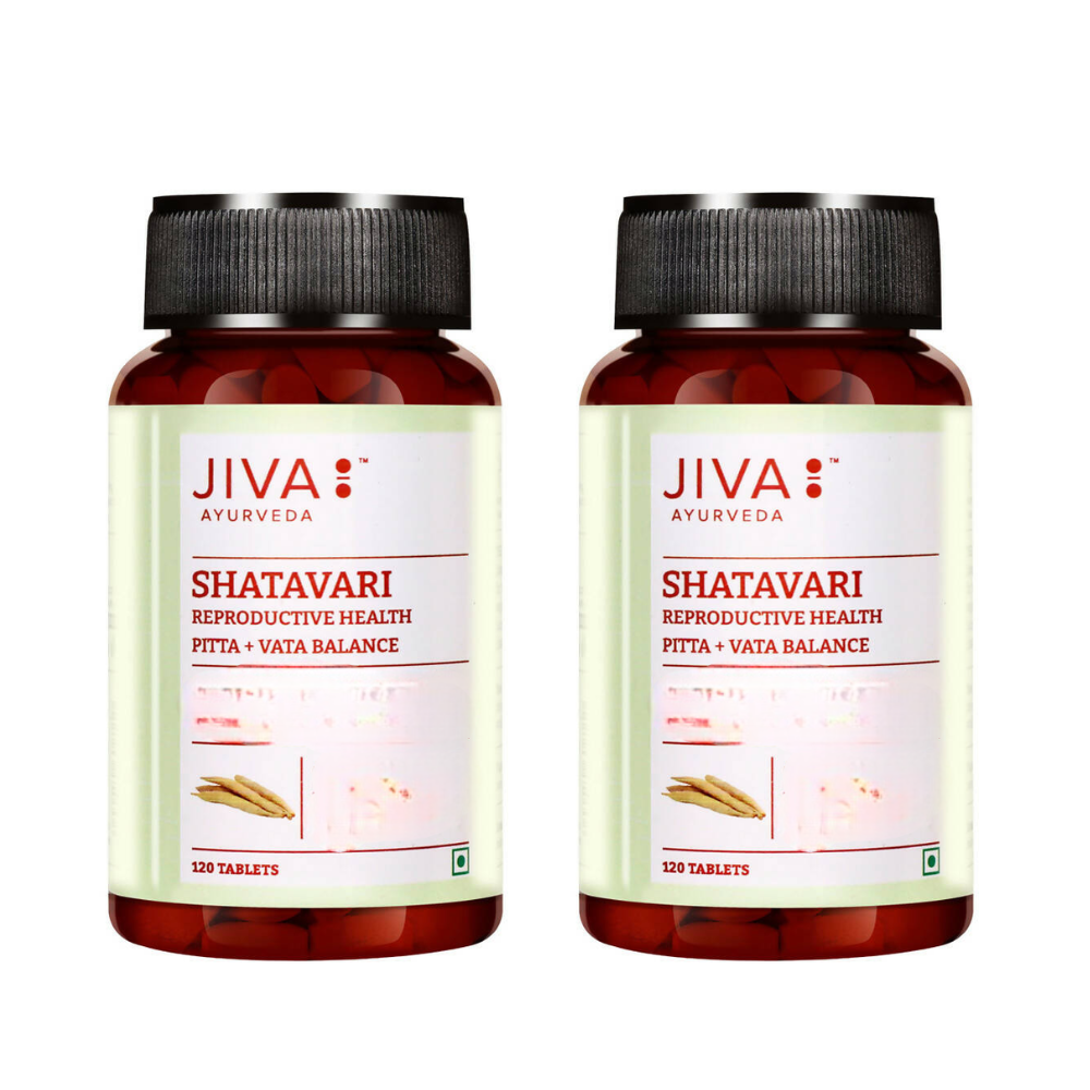Jiva Ayurveda Shatavari Tablets - Distacart