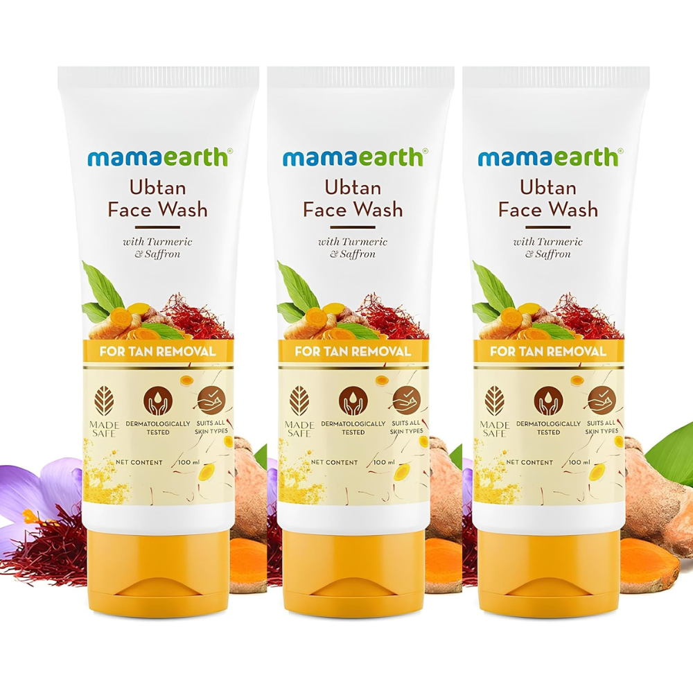 Mamaearth Ubtan Face Wash For Tan Removal - Distacart
