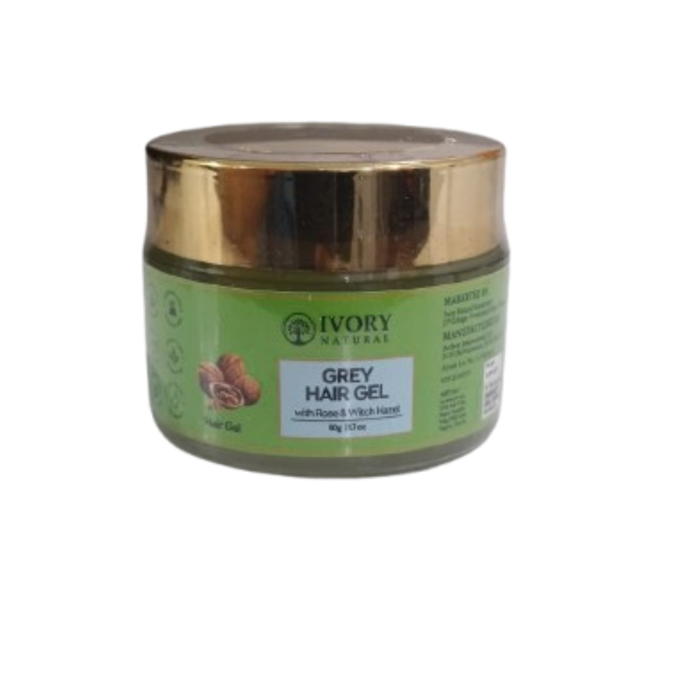 Ivory Natural Grey Gel For Hair Restore Natural Dark Shine And Luster