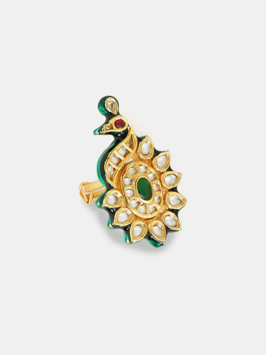 Ruby Raang Kundan Raaj Ring