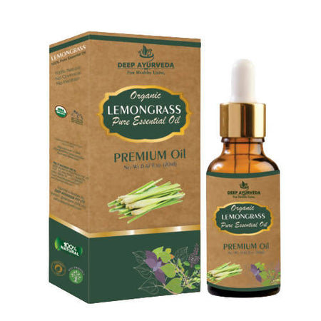 Deep Ayurveda Lemongrass Pure Essential Oil