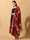 Myshka Women's Black Solid Party Kurta Sets