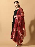 Myshka Women's Black Solid Party Kurta Sets