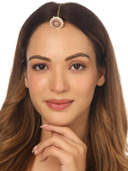 NVR Women's Trending Stylish Gold-Plated Maang Tikka - Distacart
