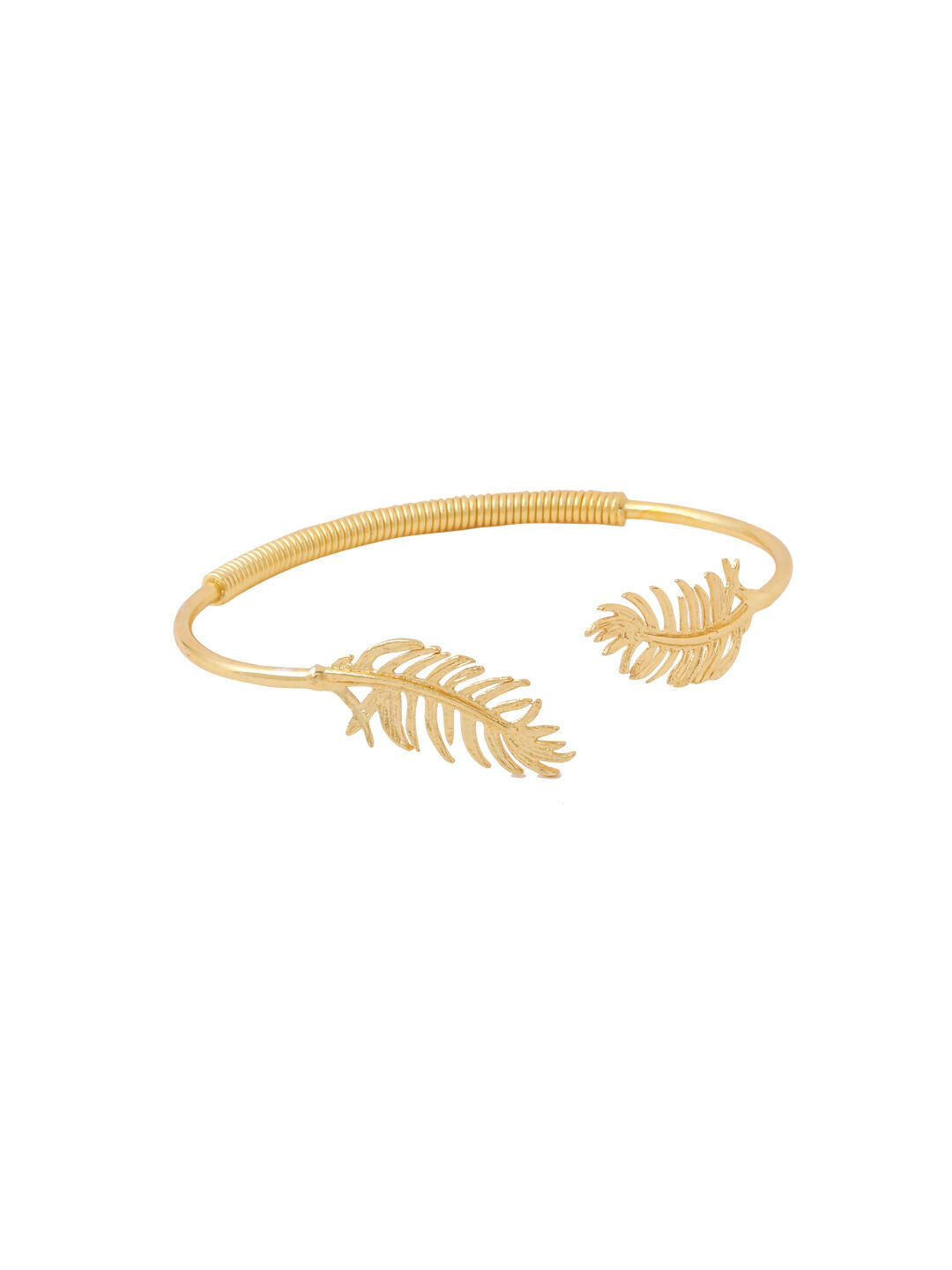 NVR Women Gold Plated Adjustable Kada Bracelet - Distacart