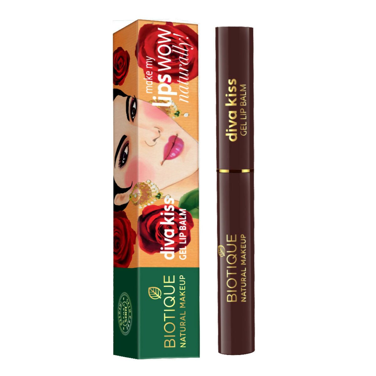 Biotique Diva Kiss Gel Lip Balm - Mandarin Hurricane -P204