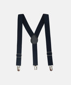 Manet Boys Solid Suspenders - Navy Blue