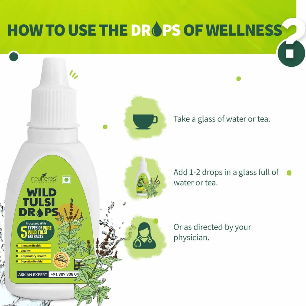 Neuherbs Wild Tulsi Drops