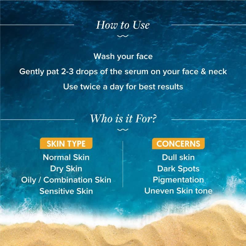 Aqualogica Glow+ Concentrate Face Serum With Hyaluronic Acid & Vitamin C