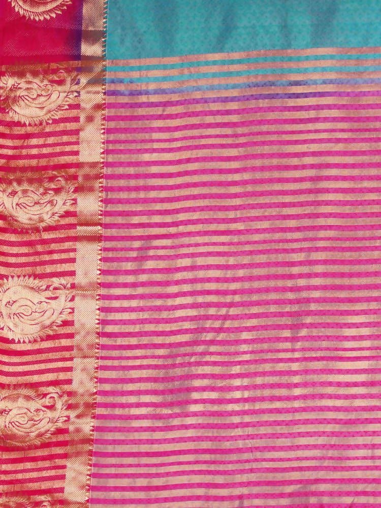 Kalamandir Ikkat Print Multi Color Uppada Party Wear Saree