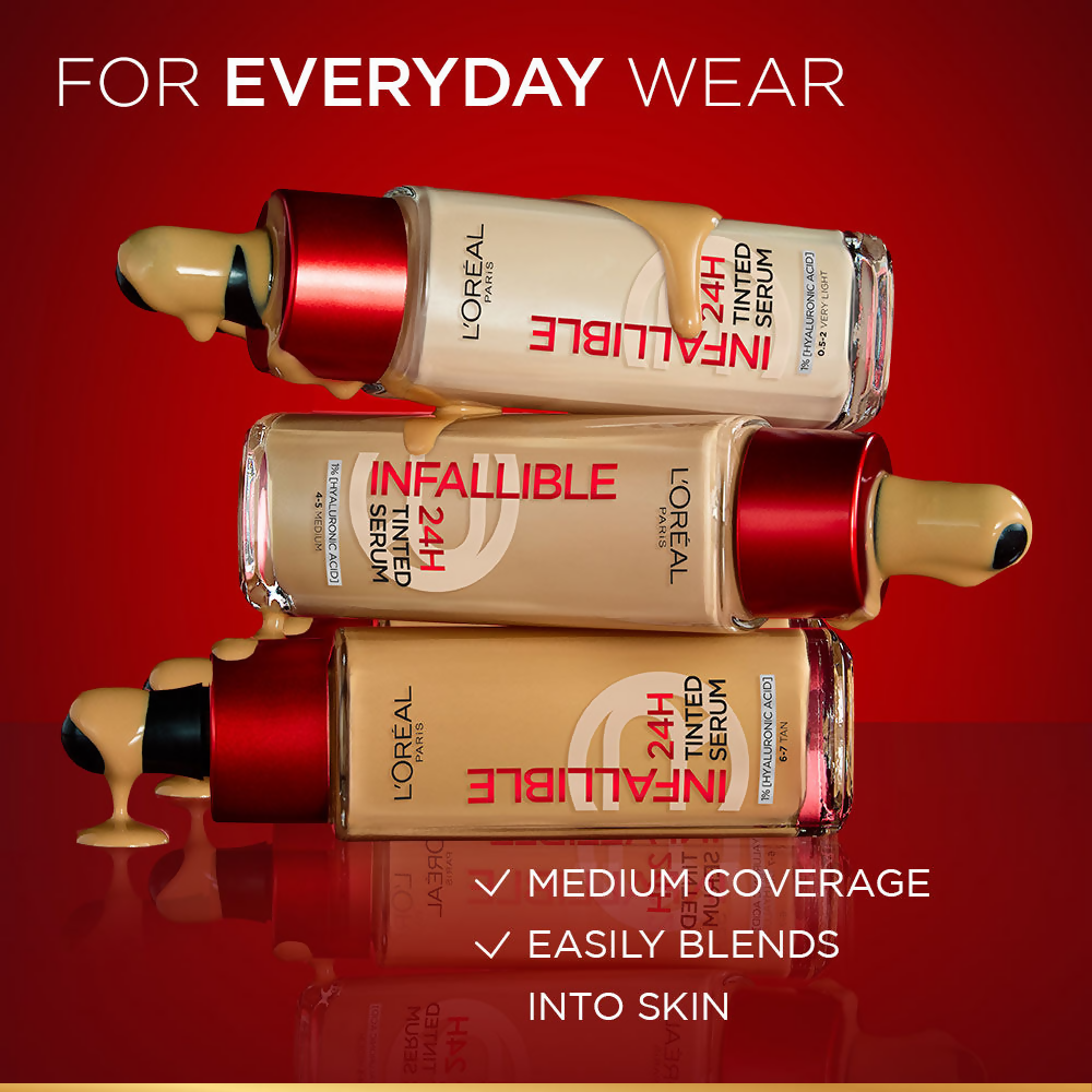 L'Oreal Paris Infallible 24H Tinted Serum Foundation - Tan