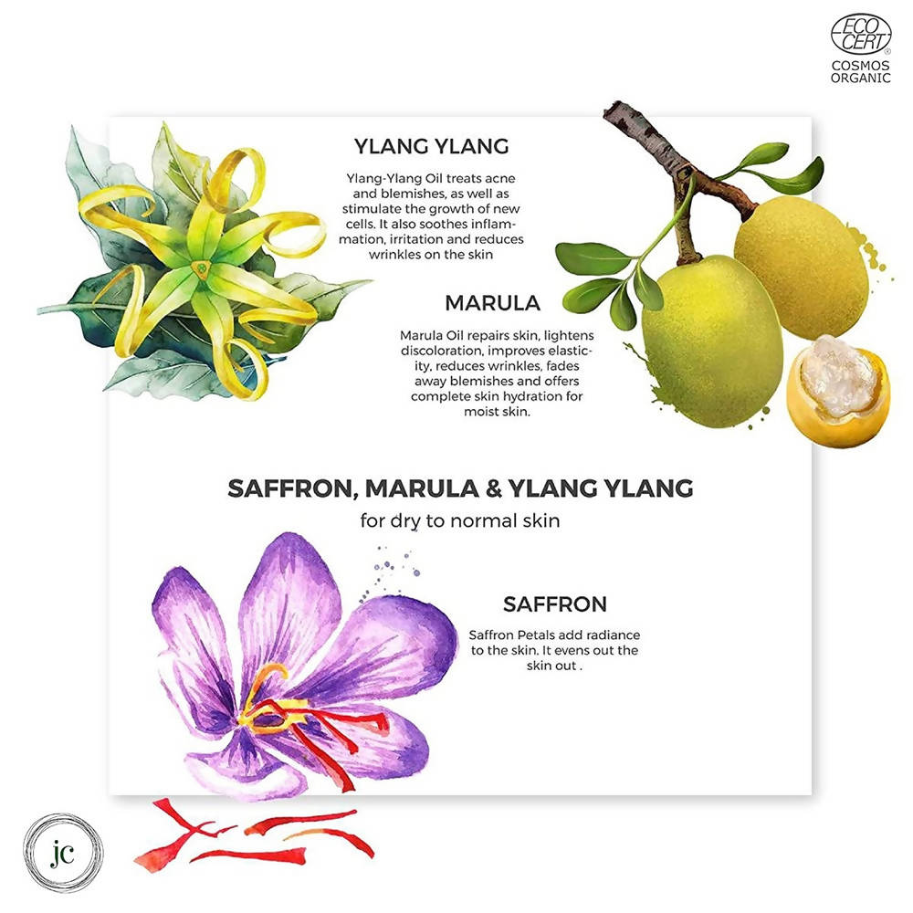 Juicy Chemistry Saffron, Marula & Ylang Ylang Face Wash For Dry