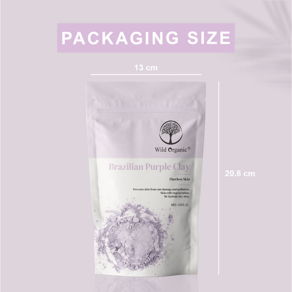 Wild Organic Brazilian Purple Flawless Skin Clay Powder