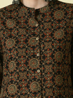 Myshka Women's Multi A-Line Printed Kurta