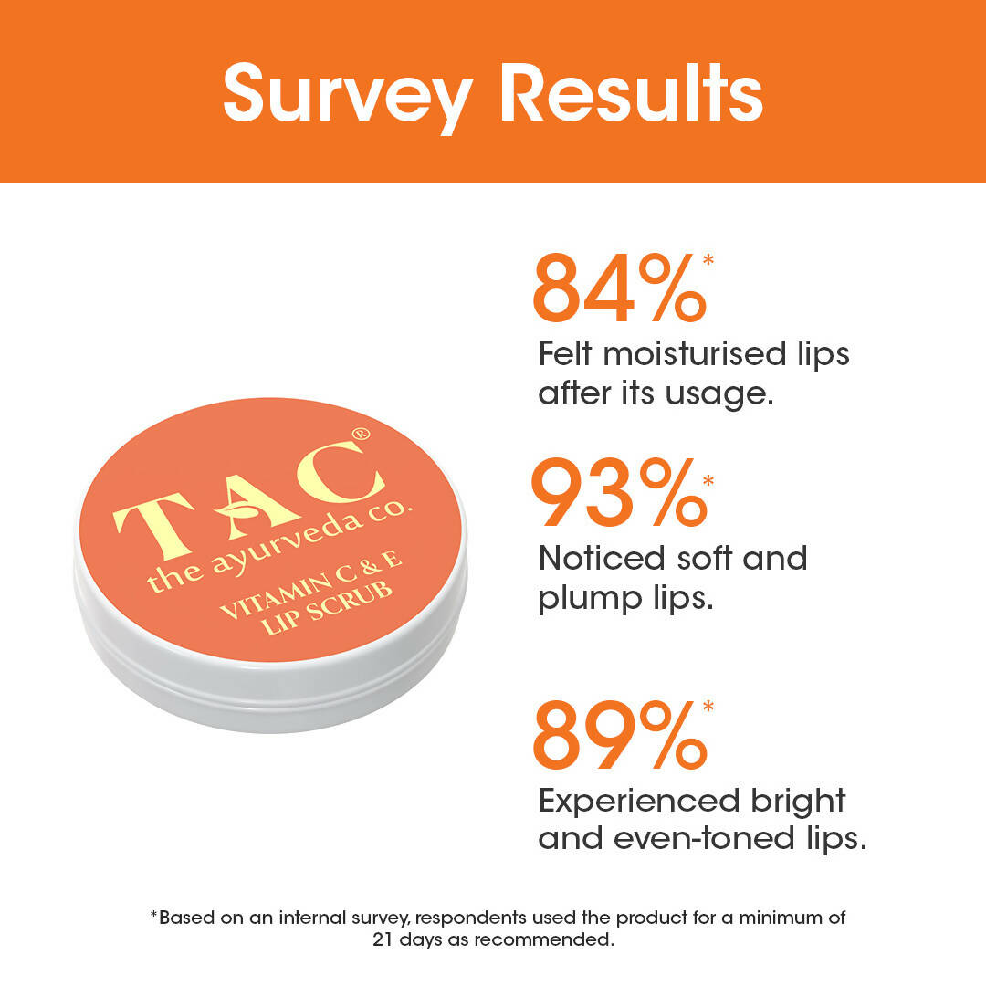 TAC - The Ayurveda Co. Vitamin C & E Lip Scrub