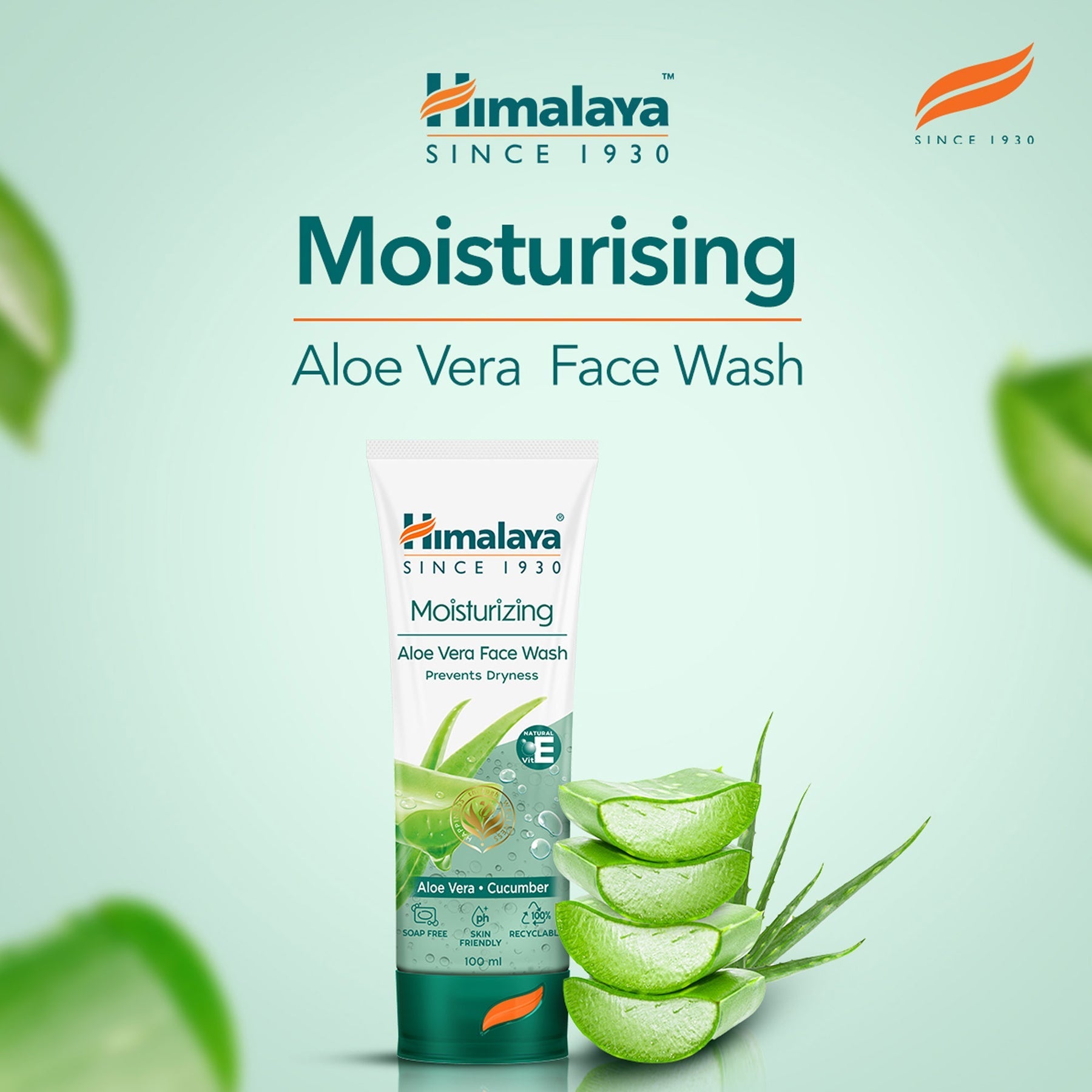 Himalaya Herbals Moisturizing Aloe Vera Face Wash - Distacart