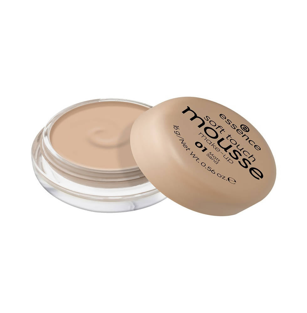 Essence Soft Touch Make-Up Mousse Foundation - Matt Sand 01
