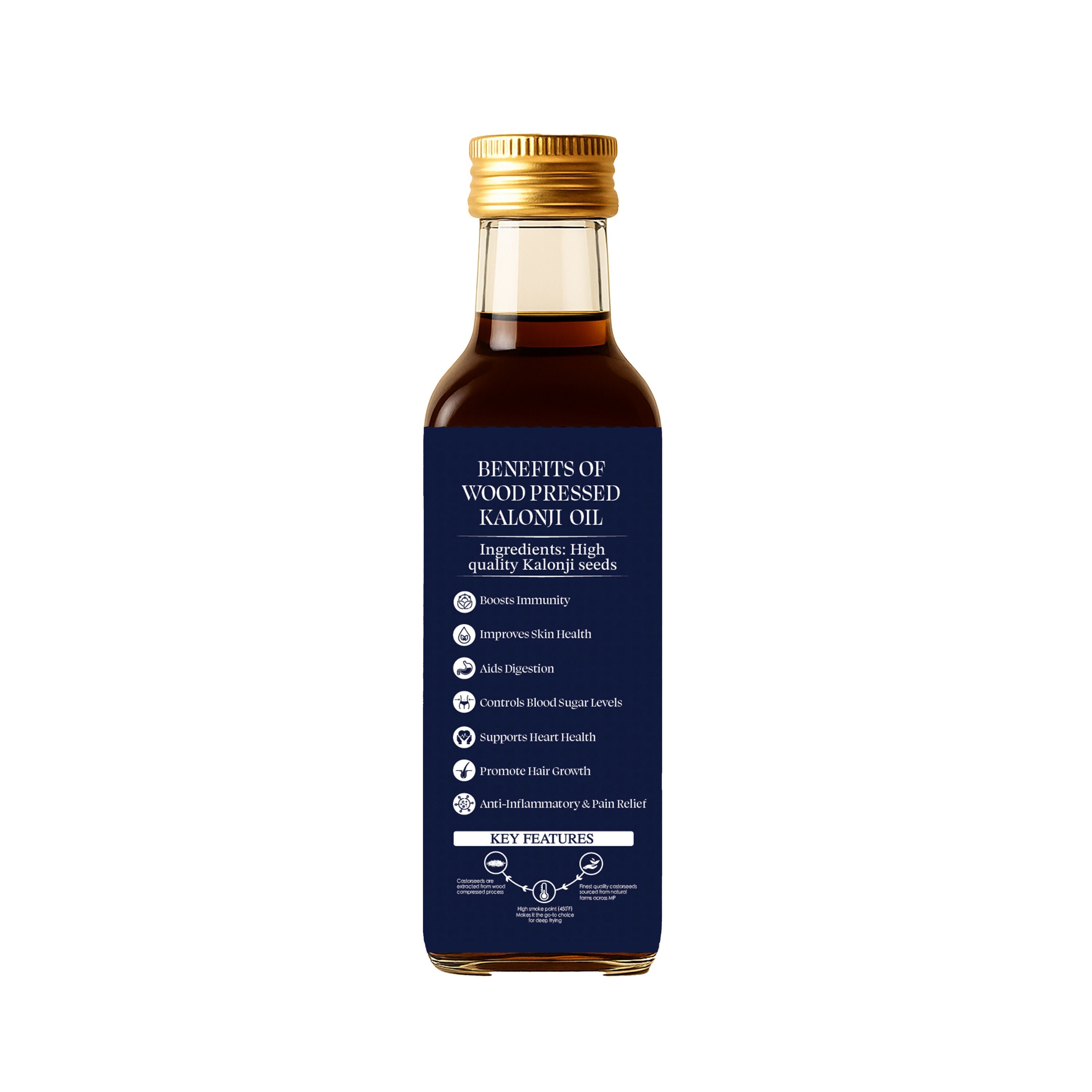 Dorjee Wellness Wood Pressed Kalonji (Black Seed) Oil - Distacart