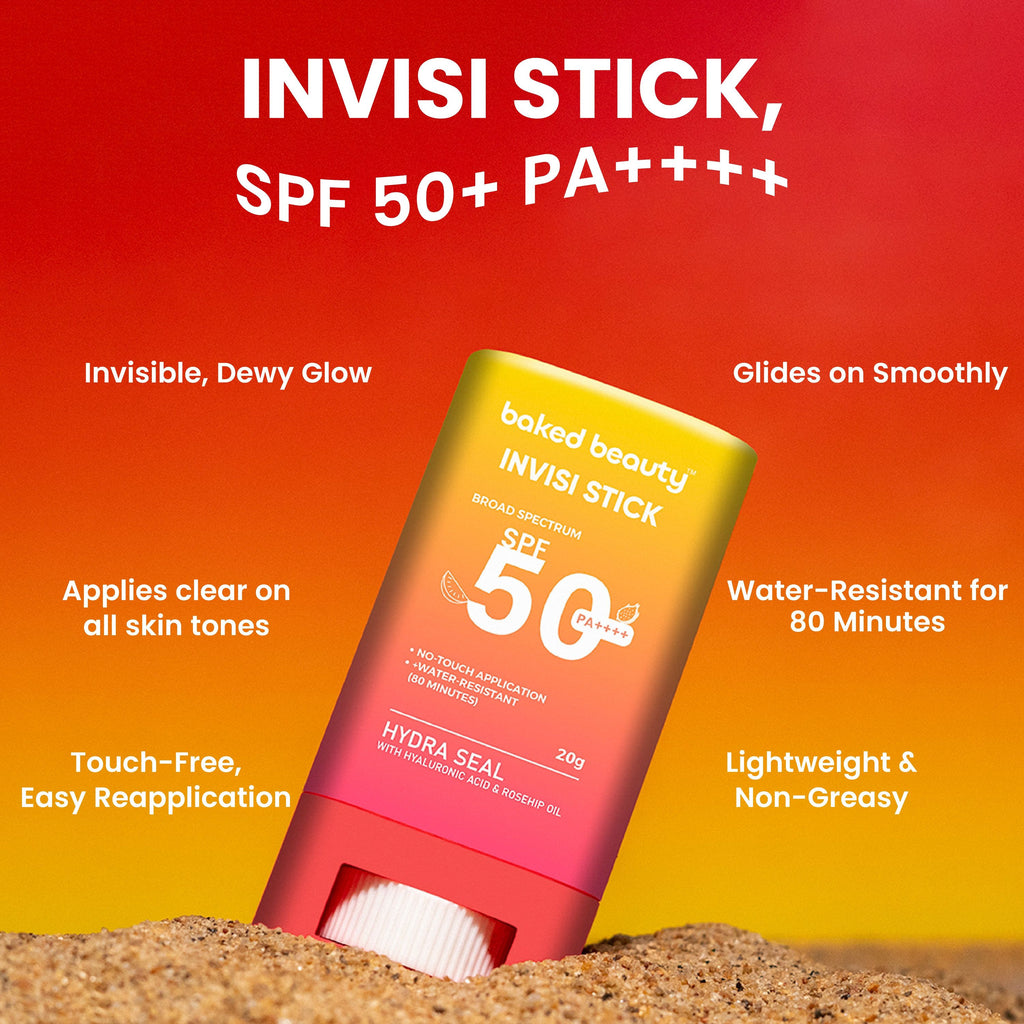 Baked Beauty Invisi Stick – Broad Spectrum Spf 50 And Pa++++