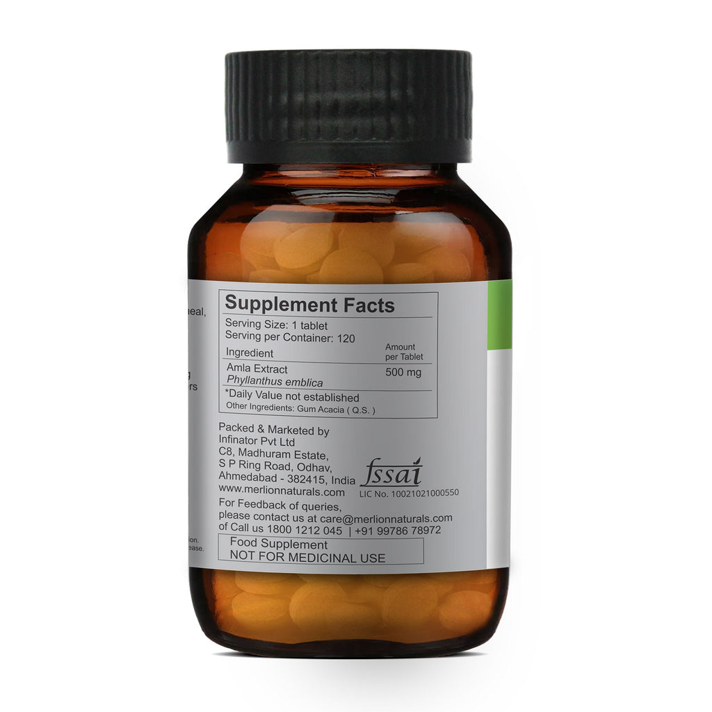 Merlion Naturals Amla 500mg Tablets - Distacart