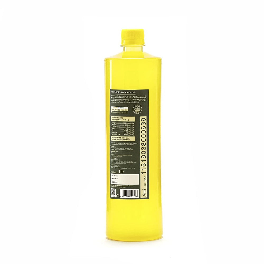 Two Brothers Organic Farms Organic Woodpressed Groundnut Oil