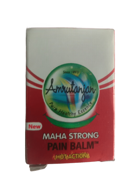Amrutanjan Maha Strong Pain Balm Red - Distacart