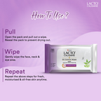 Lacto Calamine Oil Control Face Wipes, Makeup Remover Wipes With Neem & Aloe 30 Usable Wipes - Distacart
