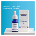 Dermdoc 0.1% Retinol Face Serum, Anti Ageing For All Skin Types