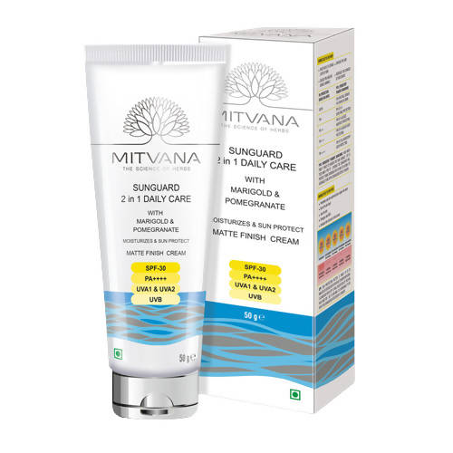 Mitvana Sunguard 2 in 1 Daily Care SPF-30 (Marigold & Pomegranate)