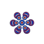 Kundan HandiKrafts Designer Double Round Blue (Baby) - Distacart