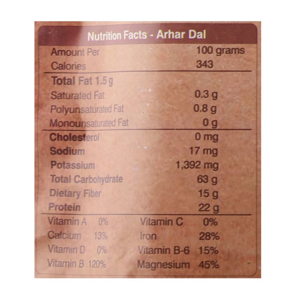 Organic Wellness Arhar Dal - Distacart