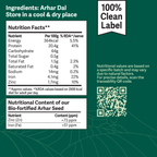 Better Nutrition Biofortified Arhar Dal / Toor Dal - Distacart