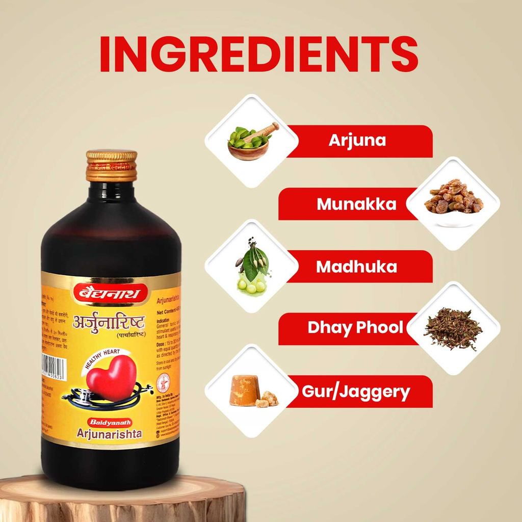 Baidyanath Nagpur Arjunarishta - Distacart