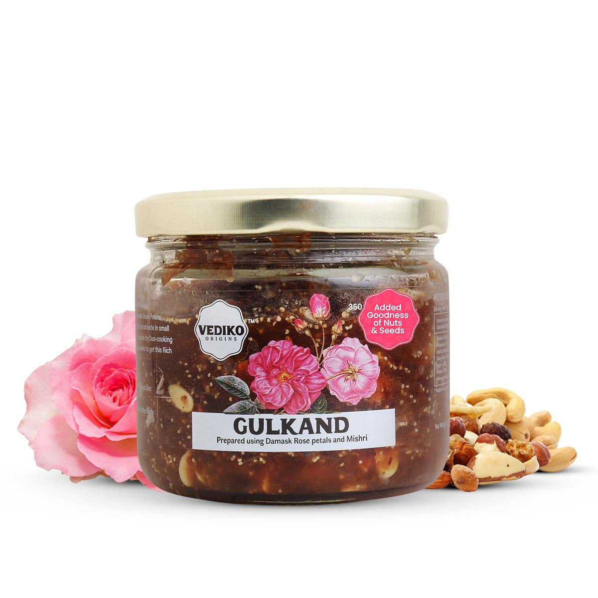 Vediko Origins Rose Gulkand - Distacart