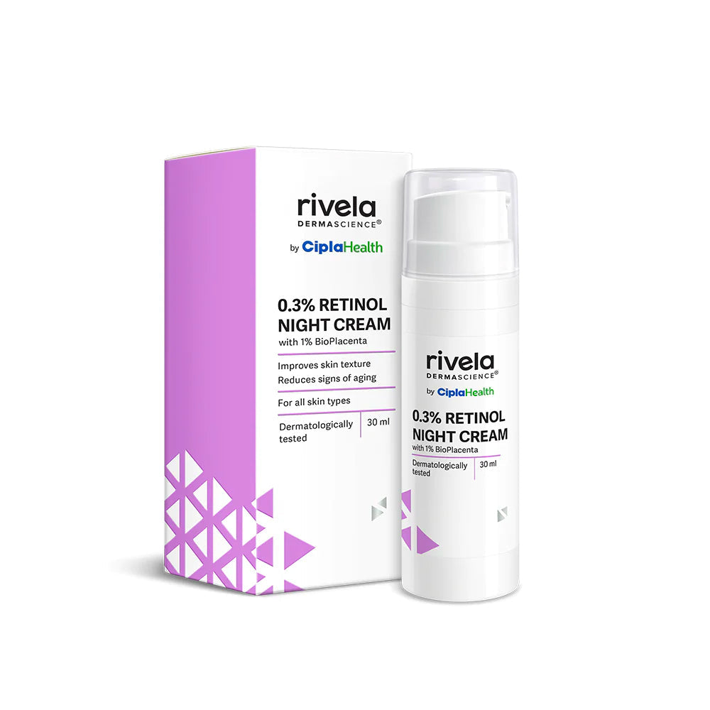 Rivela 0.3% Retinol Night Cream