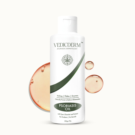 Vedicderm Psoriasis Oil 2-in-1 Skin + Scalp Relief Oil