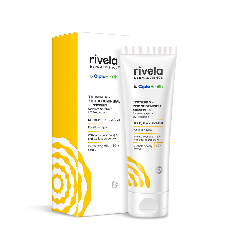 Rivela Tinosorb M + Zinc Oxide Mineral Sunscreen