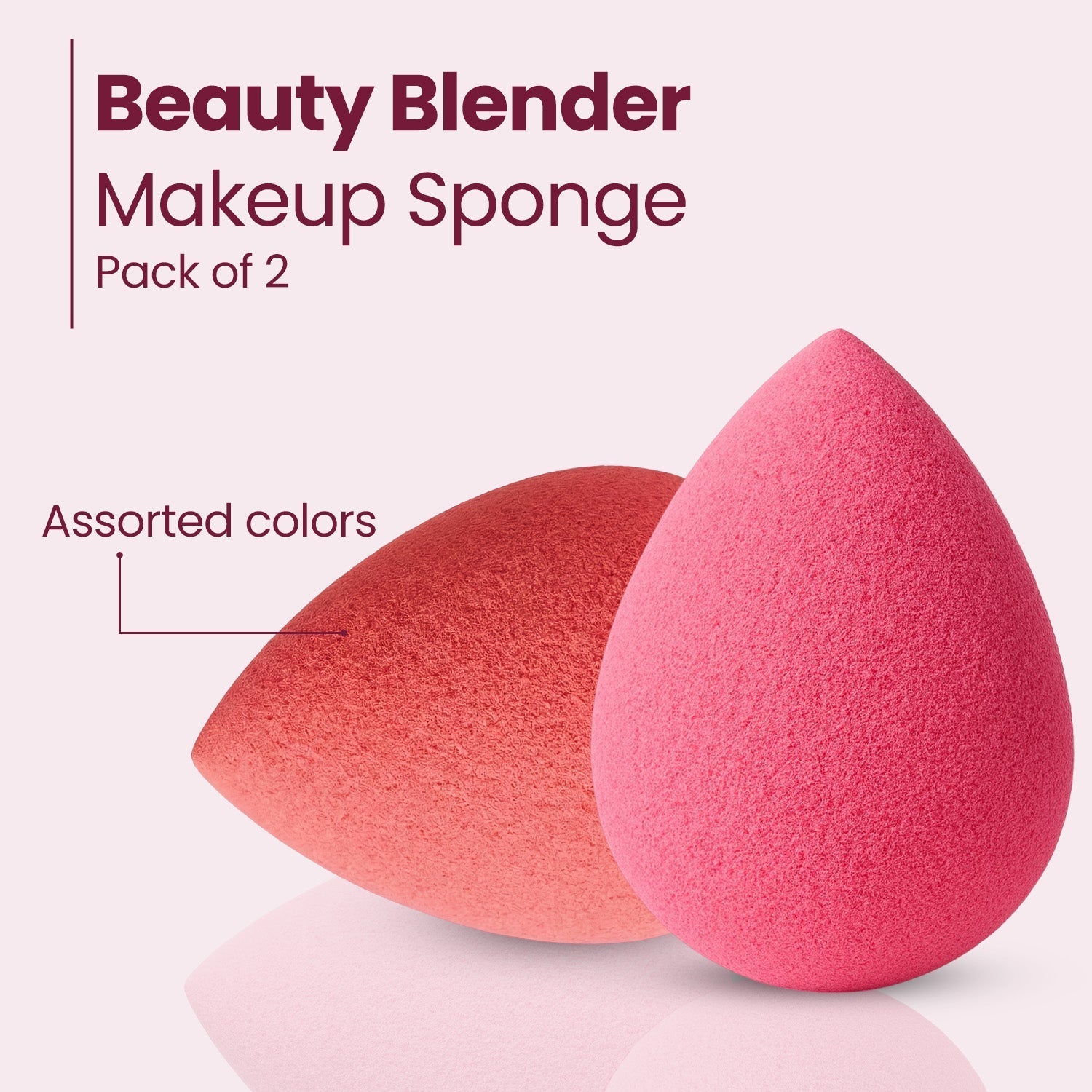 MiDazzle Beauty Blender-2Pcs MIBB3002 - Distacart