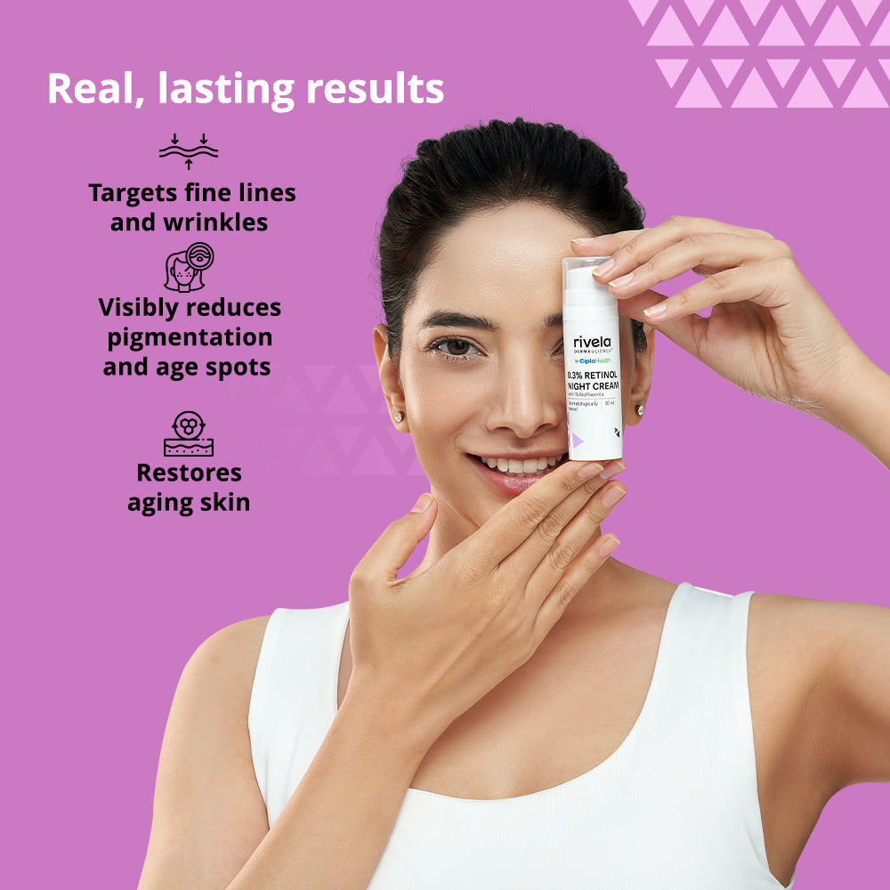 Rivela 0.3% Retinol Night Cream