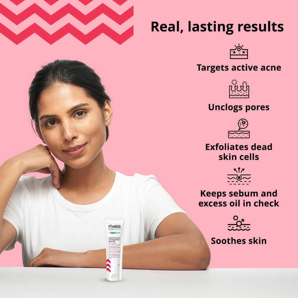 Rivela Salicylic Acid and Hyaluronic Acid Gel