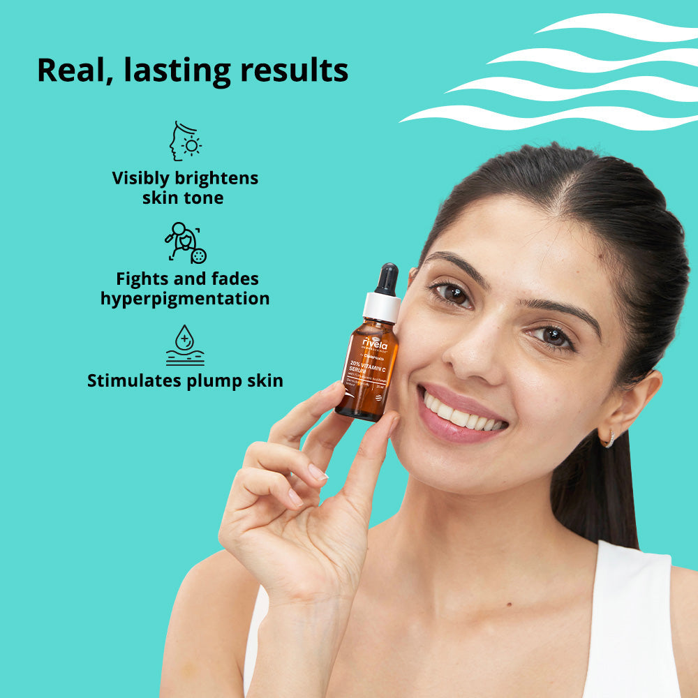 Rivela 20% Vit C Serum with 1% Hyaluronic Acid