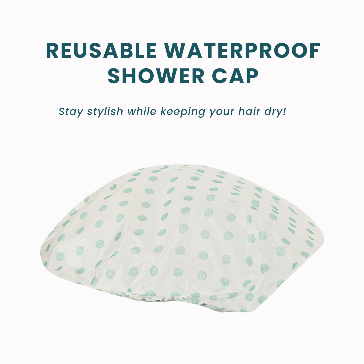 MiDazzle Shower Caps 1S (Reusable) MIHA6313 - Distacart