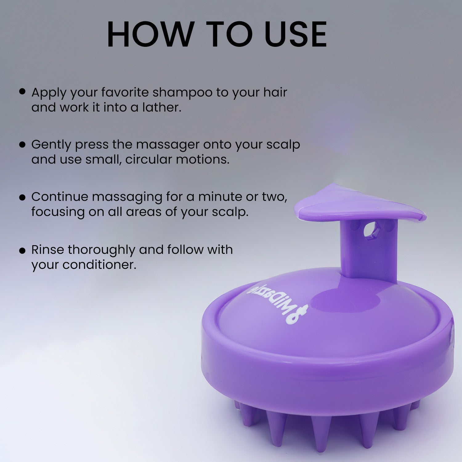 MiDazzle Midazzle Scalp Massager MIHA6315 - Distacart