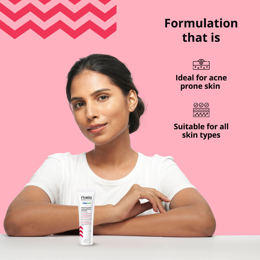 Rivela Salicylic Acid and Hyaluronic Acid Gel