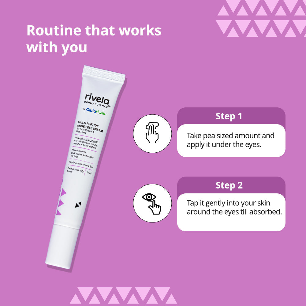 Rivela Multi Peptide Under Eye Cream