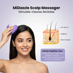 MiDazzle Midazzle Scalp Massager MIHA6315 - Distacart