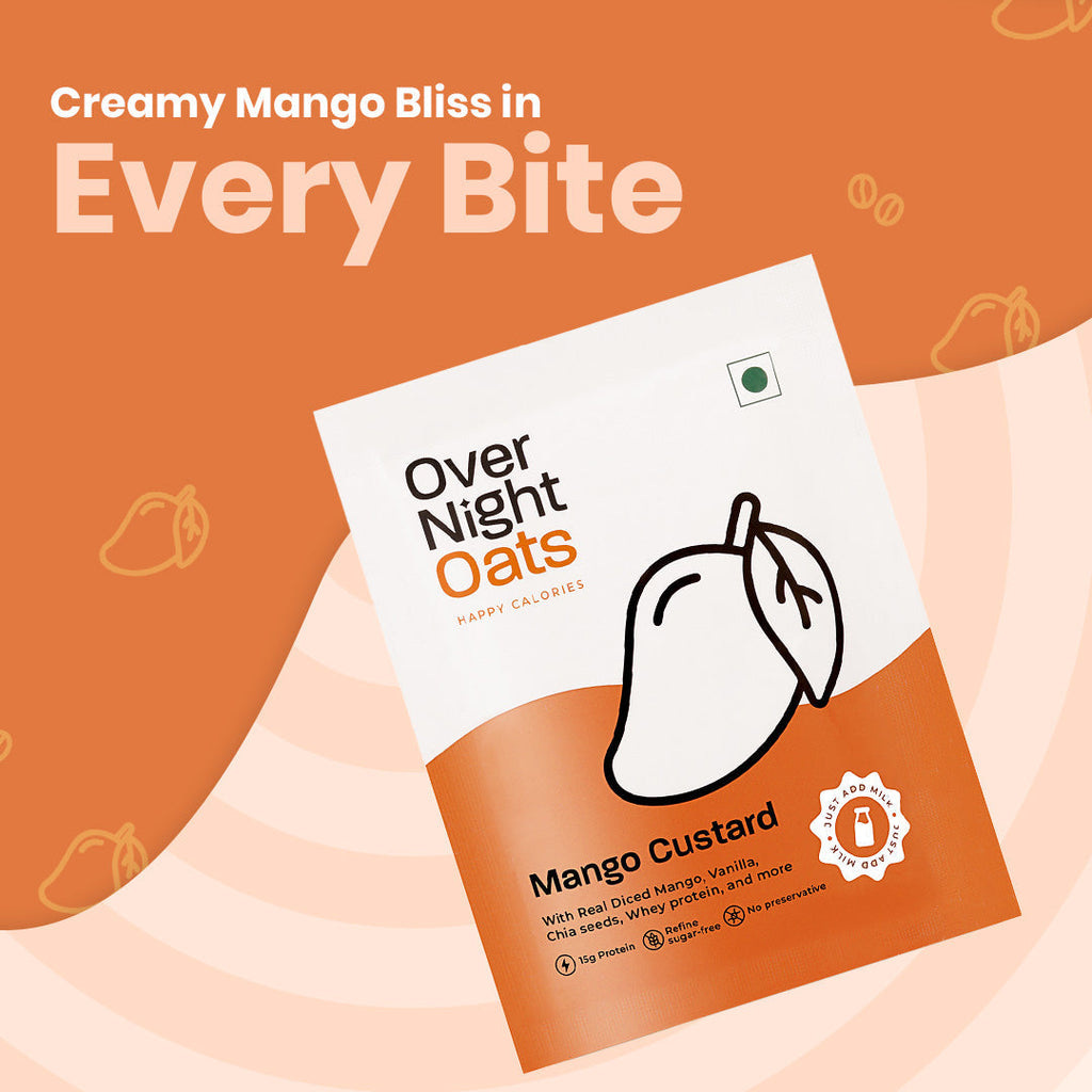 OverNightOats Mango Custard - Distacart