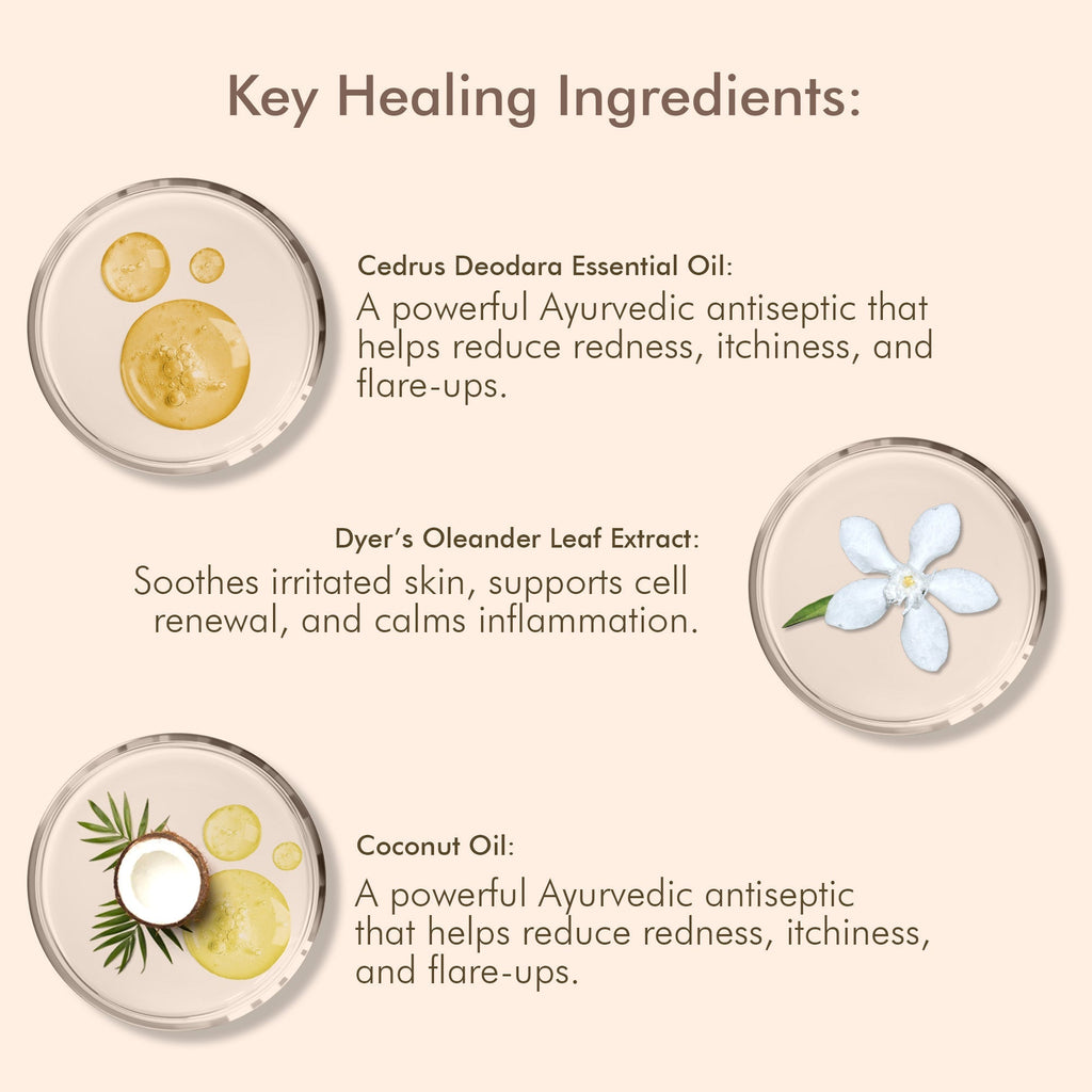 VedicDerm Oleander's Oil for Psoriasis, Eczema, and Atopic Dermatitis - Distacart