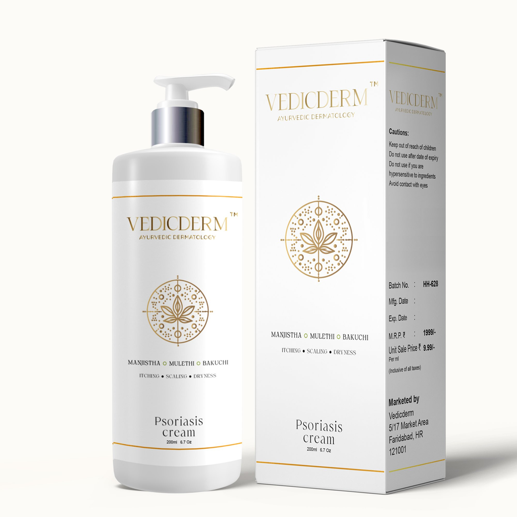 Vedicderm Psoriasis Cream with 2% Bakuchi Extract - Distacart