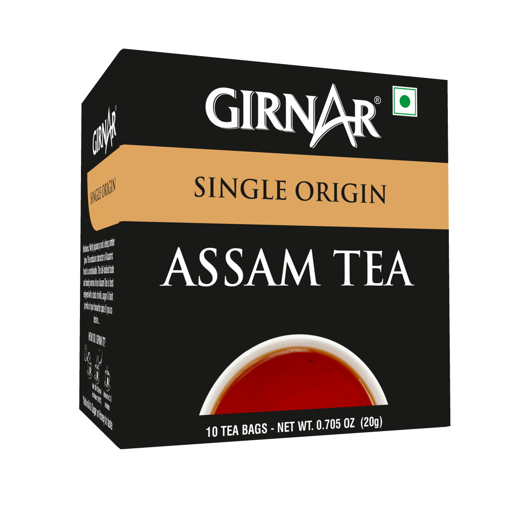 Girnar Single Origin Black Tea Bags - Assam Tea - Distacart